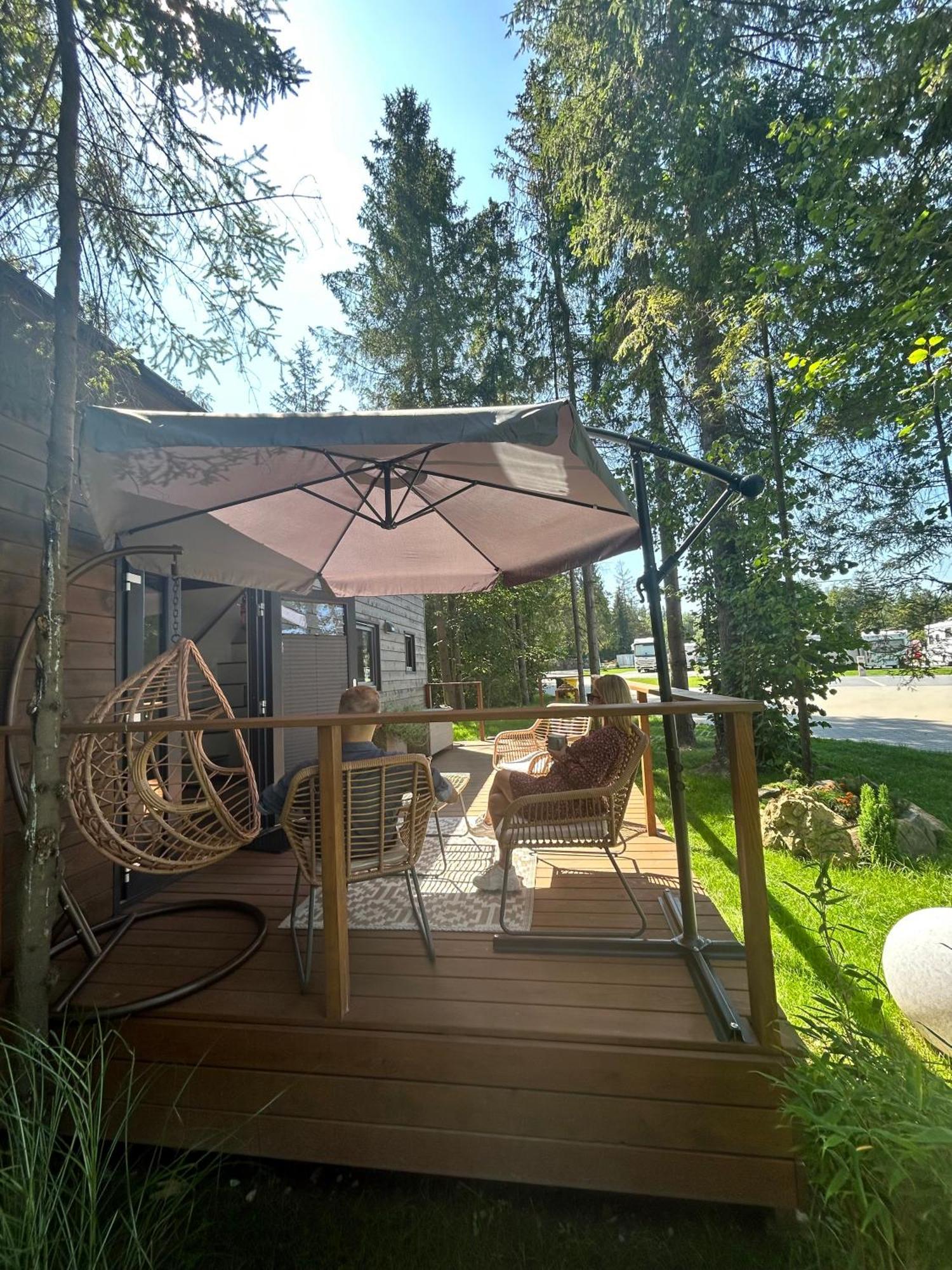 Вилла Tiny House W Camp Goracy Potok Шафляры Экстерьер фото